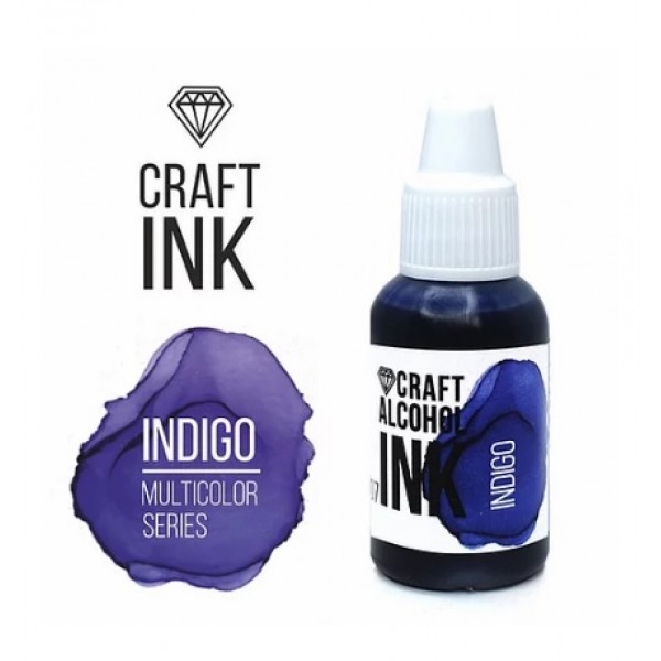 Алкогольные чернила Craft Alcohol INK, Indigo (20мл)